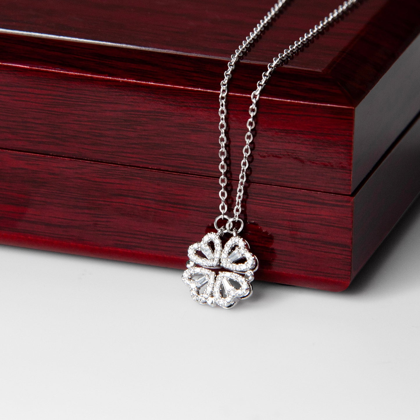 Apology Gift For Her - I Still Love You, Always - Magnetic Hearts Necklace