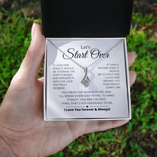 Let's Start Over - Apology Gift For Her - Alluring Beauty Necklace
