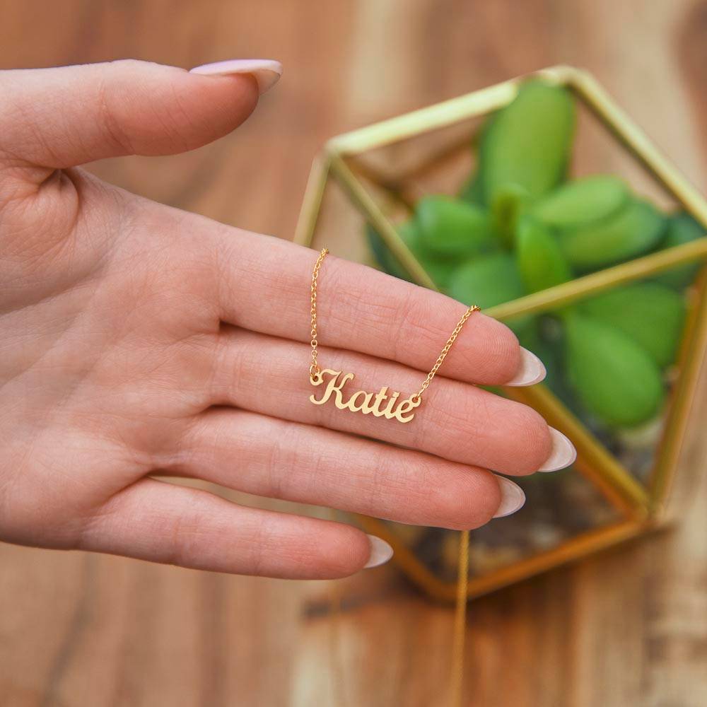 Apology Gift For Her - Personalized Name Necklace