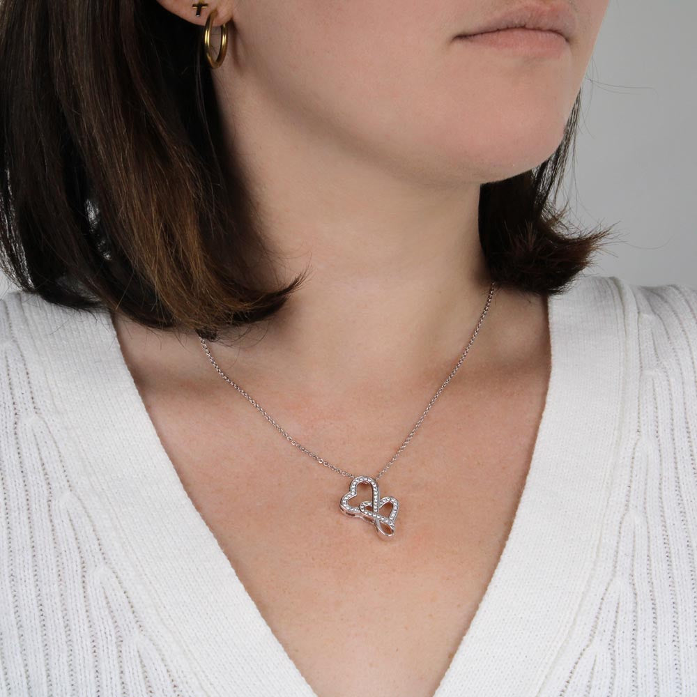 Apology Gift For Her - Heart-to-Heart Pendant Necklace