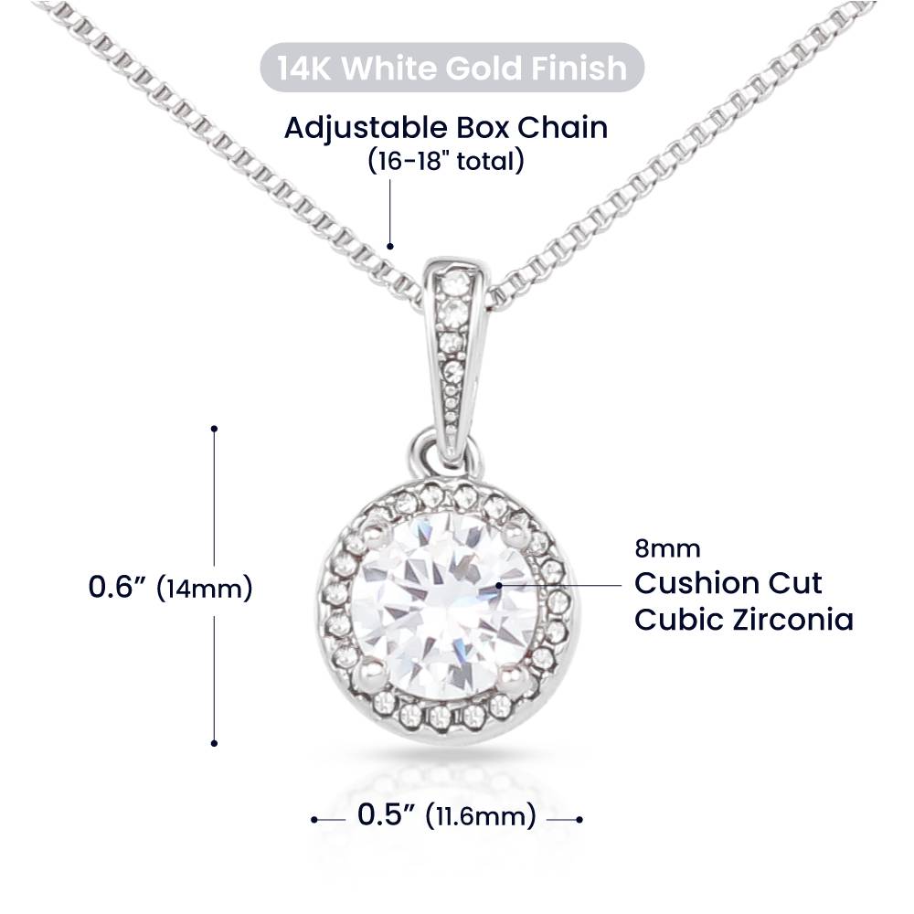 Apology Gift For Her - Eternal Hope Necklace With A Sentimental Message Card