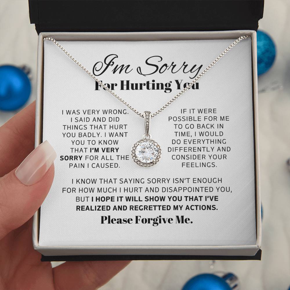 Apology Gift For Her - I've Realized & Regretted My Actions - Eternal Hope Necklace