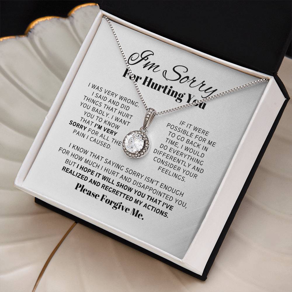 Apology Gift For Her - I've Realized & Regretted My Actions - Eternal Hope Necklace