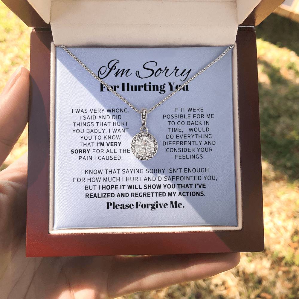 Apology Gift For Her - I've Realized & Regretted My Actions - Eternal Hope Necklace
