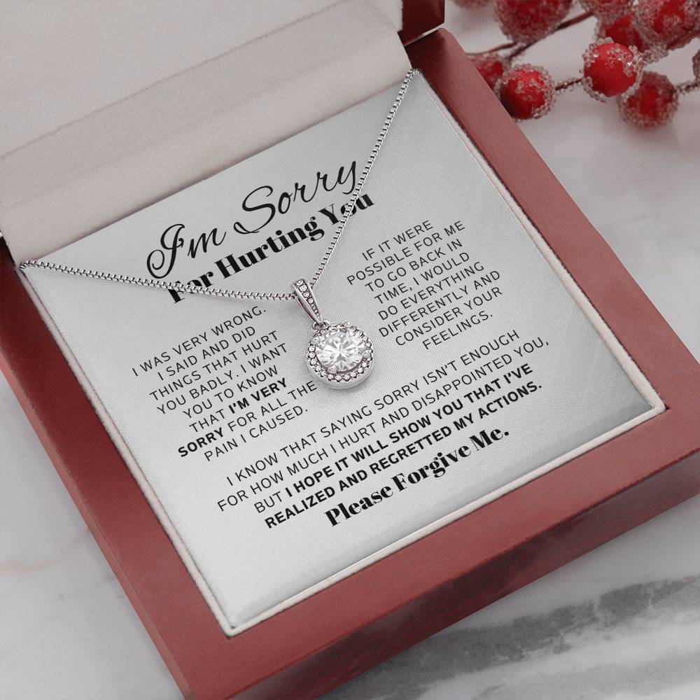 Apology Gift For Her - I've Realized & Regretted My Actions - Eternal Hope Necklace