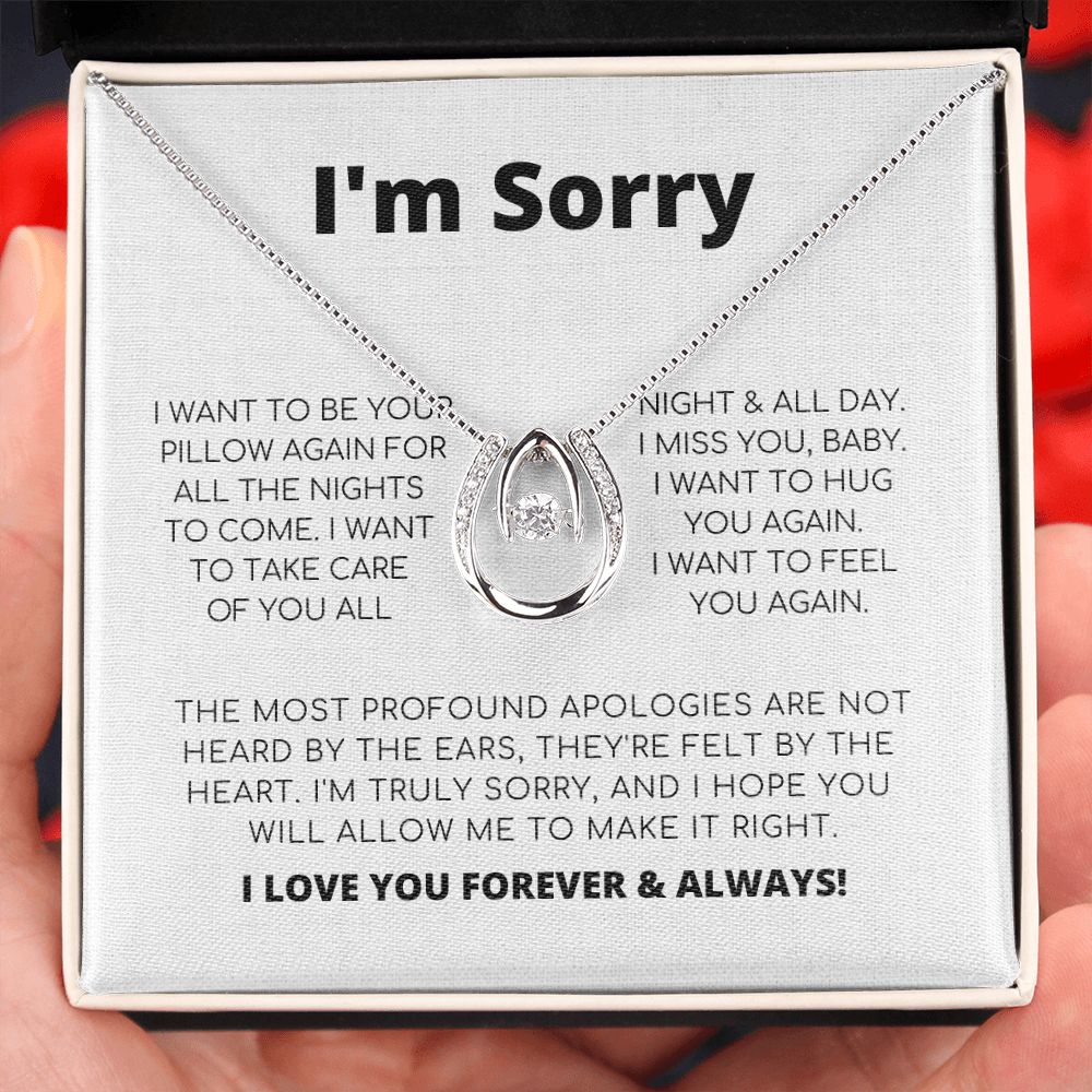 Lucky In Love - Apology Necklace For Her