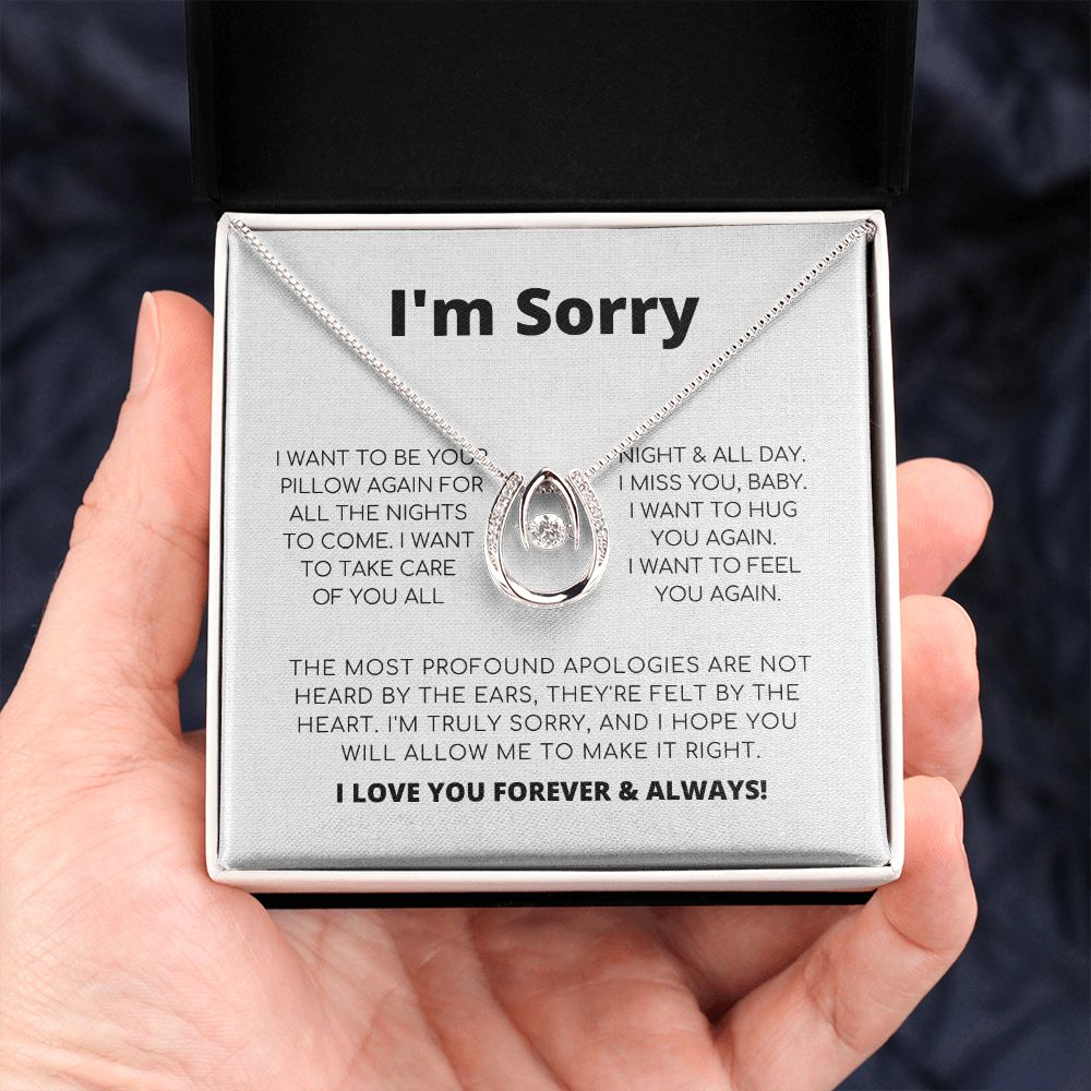 Lucky In Love - Apology Necklace For Her