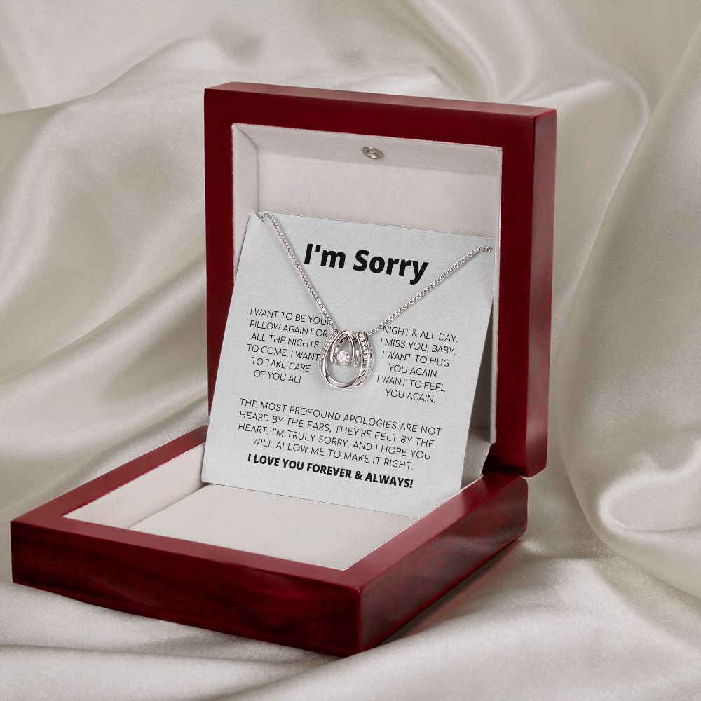 Lucky In Love - Apology Necklace For Her