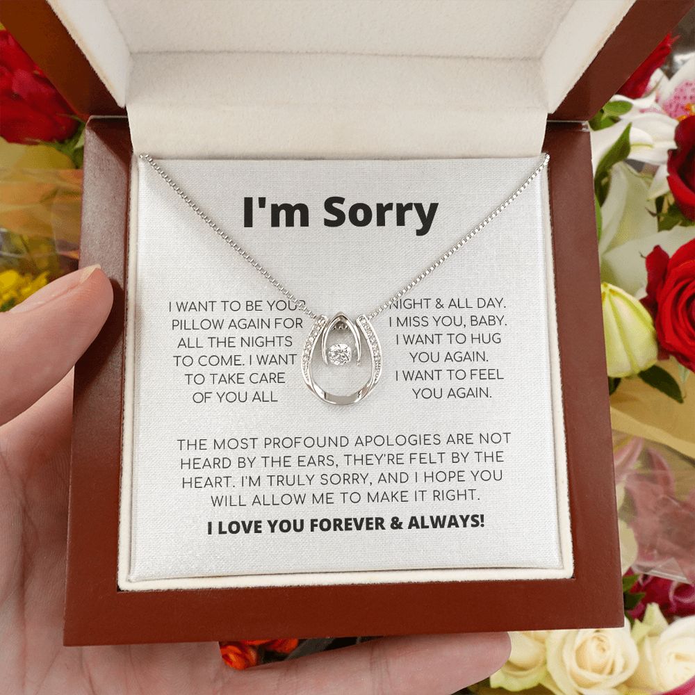Lucky In Love - Apology Necklace For Her