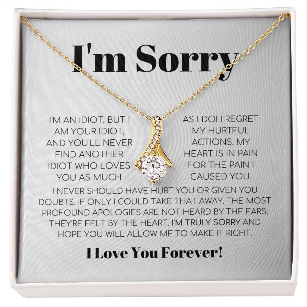 Apology Gift For Her - I Regret My Hurtful Actions - Alluring Beauty Necklace