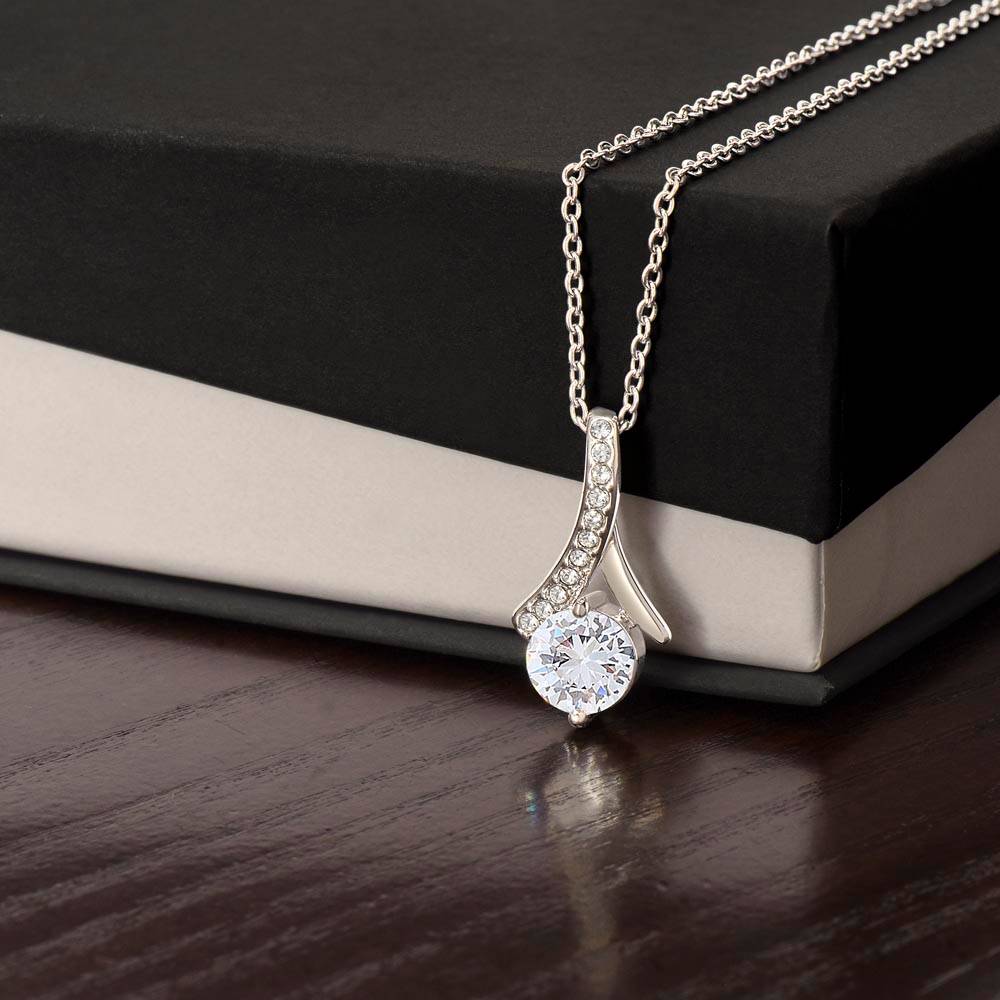 Apology Gift For Her - I Regret My Hurtful Actions - Alluring Beauty Necklace with Message Card