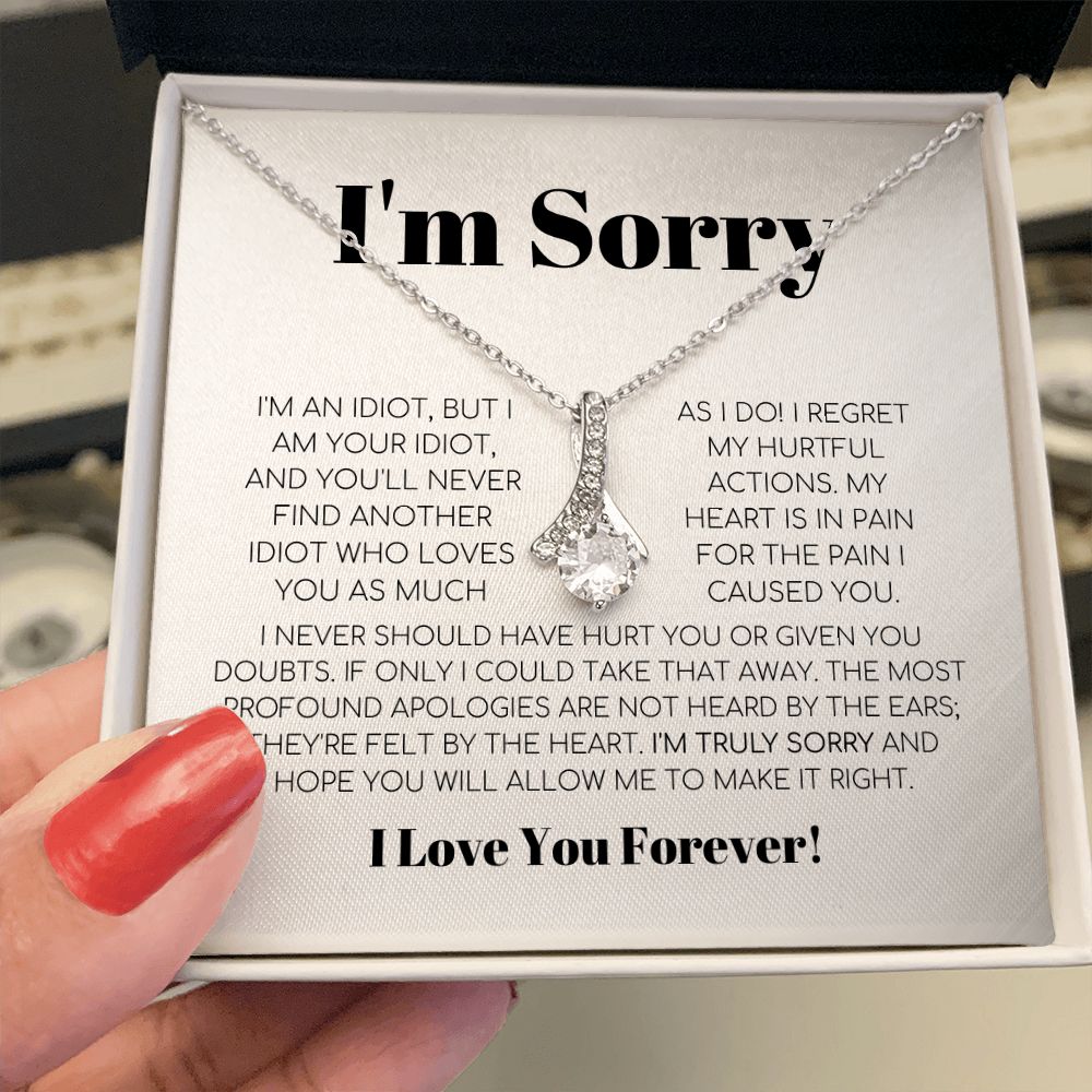 Apology Gift For Her - I Regret My Hurtful Actions - Alluring Beauty Necklace