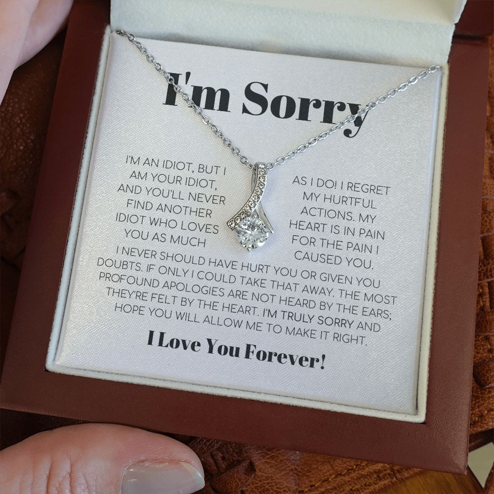 Apology Gift For Her - I Regret My Hurtful Actions - Alluring Beauty Necklace