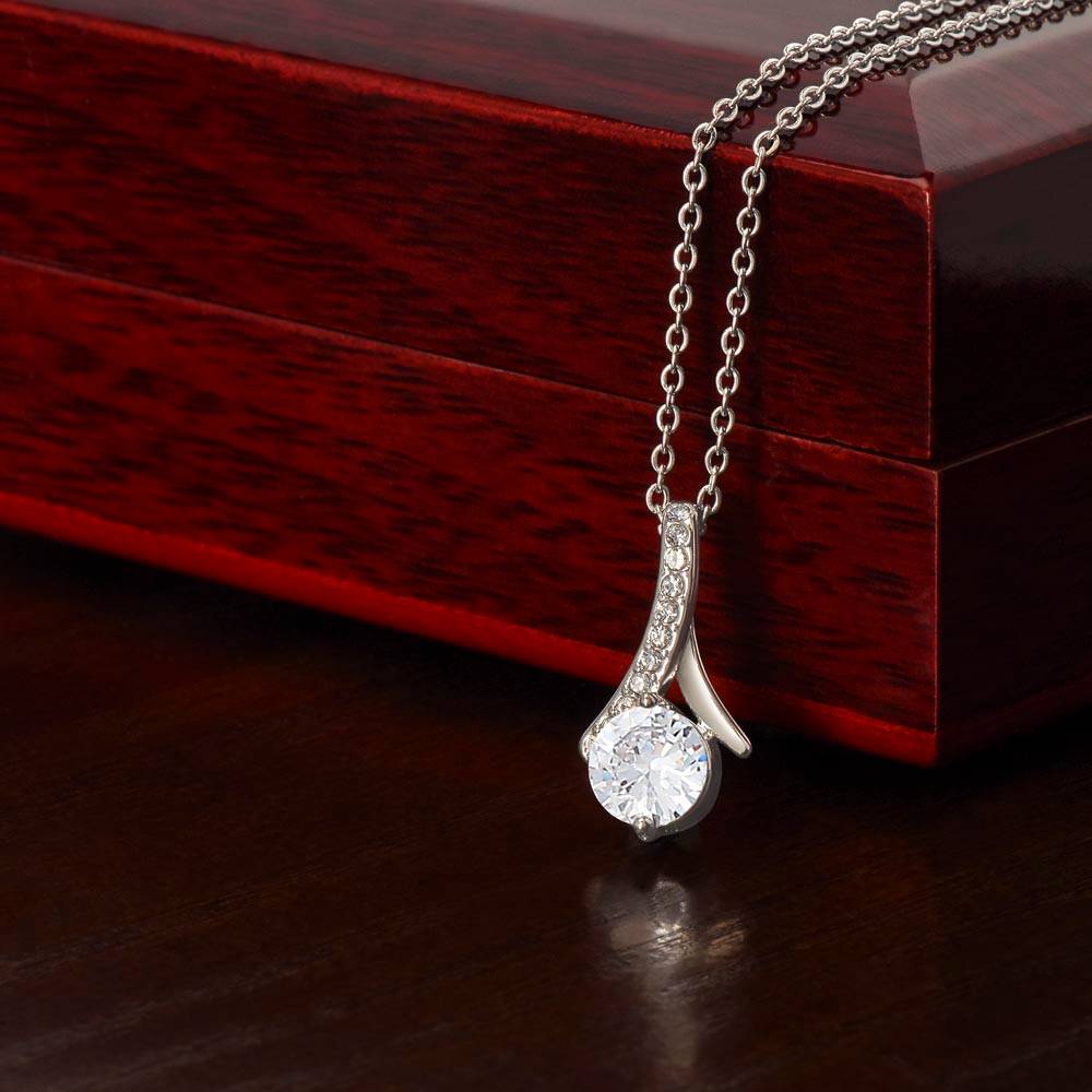 Apology Gift For Her - I Regret My Hurtful Actions - Alluring Beauty Necklace with Message Card