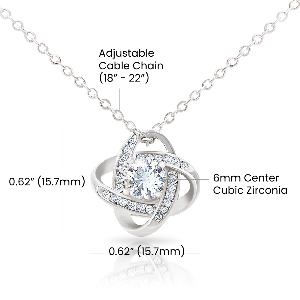 To My Soulmate - Apology Gift - Love Knot Necklace