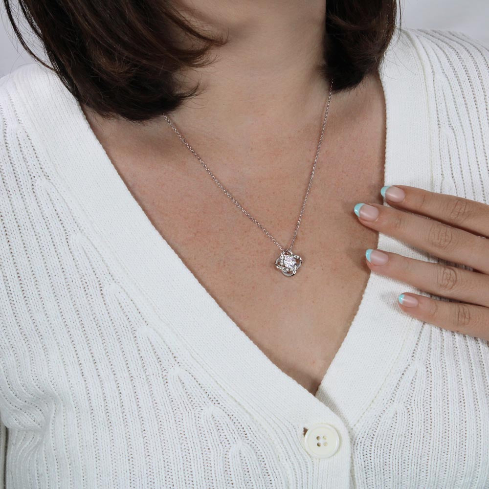 Apology Gift For Her - I Take Full Responsibility - Love Knot Necklace