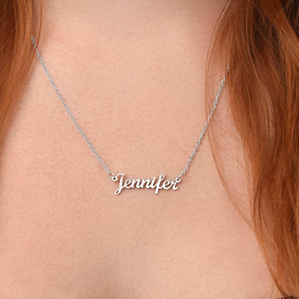 Apology Gift For Her - Personalized Name Necklace