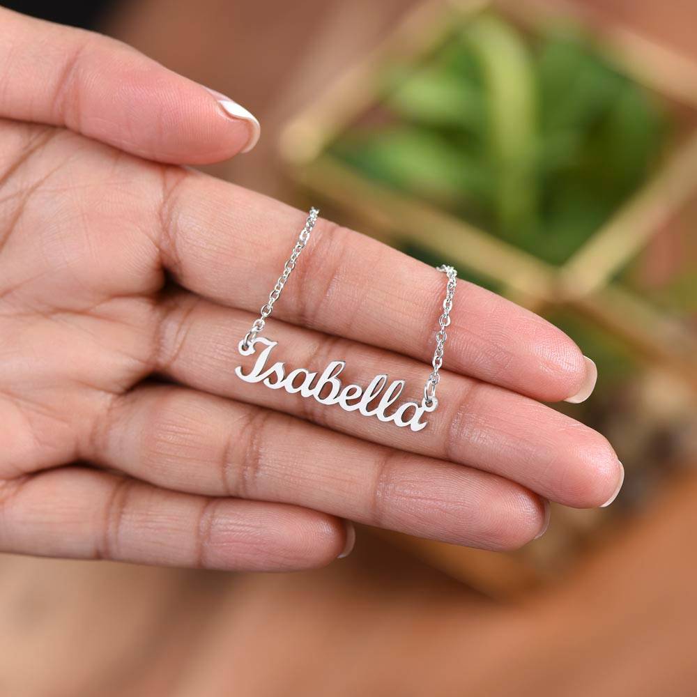 Apology Gift For Her - Personalized Name Necklace