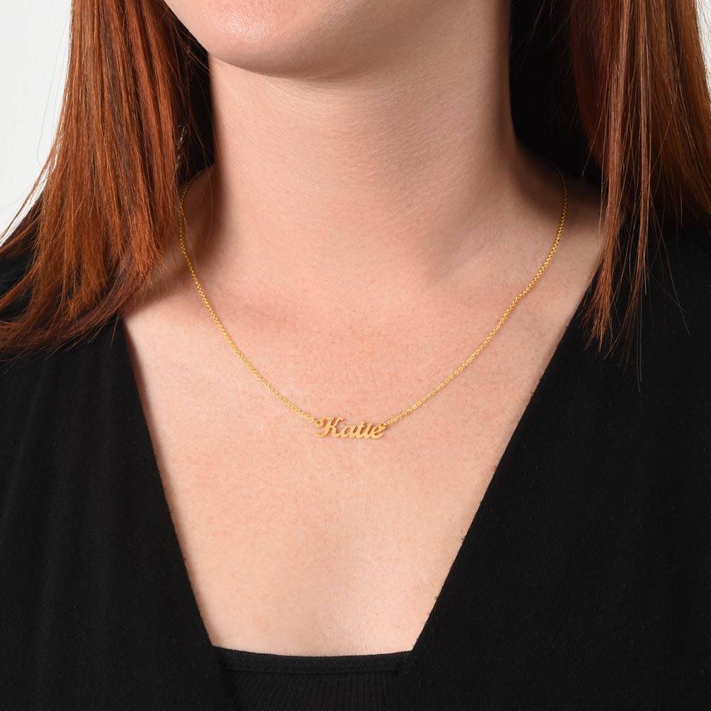 Apology Gift For Her - Personalized Name Necklace