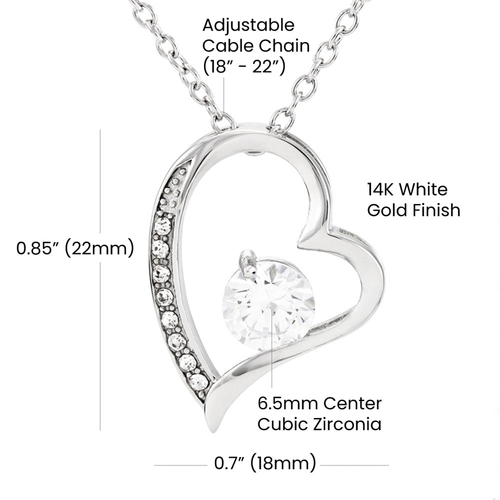 I'm Sorry Mom - Apology Gift For Mom - Forever Love Necklace